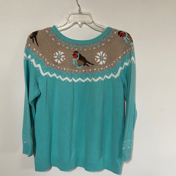 Talbots Snowbird Fair Isle sweater 1XP - Picture 5 of 7